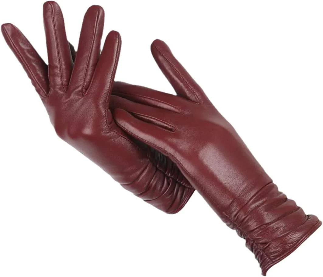 Women's Leather Gloves | Classic Warm Winter Essential