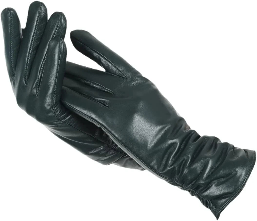 Women's Leather Gloves | Classic Warm Winter Essential