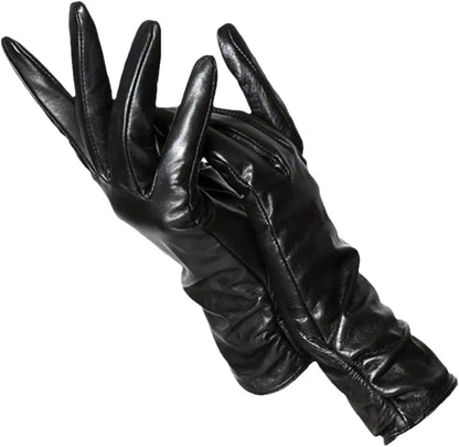 Women's Leather Gloves | Classic Warm Winter Essential