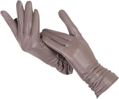Women's Leather Gloves | Classic Warm Winter Essential