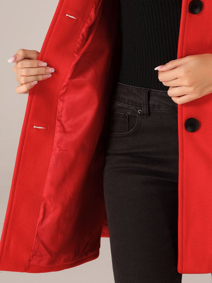 Women's Trench Coat | Classic Fit and Flare Button Front